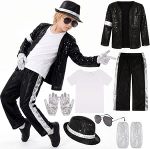Kids Fancy Dress Sequin Performance Costume