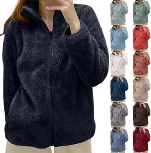 Winter Coats for Women Full Zip Warm Soft Fleece Jacket