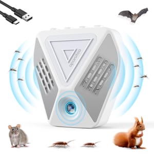 Ultrasonic Pest Repeller 3-in-1 Indoor Plug-in Mosquito & Rodent Control