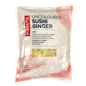 Yutaka Sushi Ginger Uncoloured 1kg Pickled Slices - £3.32 S&S