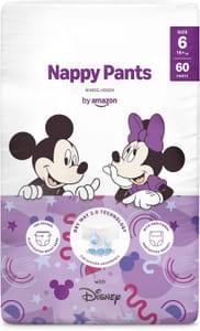 Disney Nappy Pants Size 6, 60 Count, White - £8.21 S&S