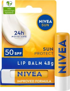NIVEA SUN Lip Balm SPF50 No White Cast - £2.44 S&S Voucher