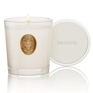 M&SENSE Vanilla Dream Natural Soy Wax Candle 260g, 55h Burn - £9.17 S&S