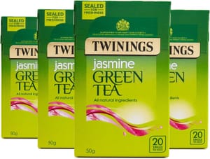 Twinings Jasmine Green Tea Bags, 80-Count (4x20) - £4.31 S&S Voucher