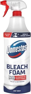 Domestos Mint Boost Bleach Foam Sprays Upside down 450 Ml - £1.60 S&S Voucher