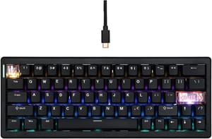 MechLands CIDOO C60 HE Wired Gaming Keyboard, Hall-Effect, Hot-Swap, Black
