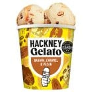 Hackney Gelato Banana Caramel & Pecan460ml