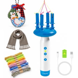 Caydo Cord Maker & Fringe Twister Machine T1, Rechargeable 2-Speed