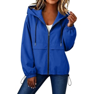 Women's Waterproof Lightweight Windbreaker Jacket