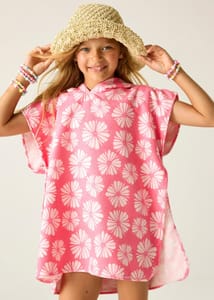 Regatta Pink Haze Petal Flower Towel Robe (3-13 Years)