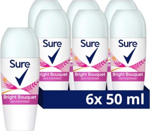 Sure Bright Bouquet Anti-Perspirant Roll-on 6x 50 Ml
