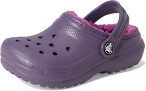 Crocs Unisex Kids Clog, Classic Lined, Nightshade, UK 8 Child