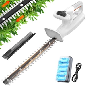 Litheli Cordless Hedge Trimmer, 45cm Blade, 15mm Opening, 20V 2.0Ah