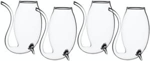 BarCraft Port and Liqueur Sipper Glasses 4-Pack 90ml Gift Box