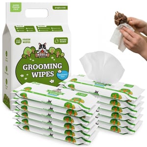 Pogi's Dog Grooming Wipes Travel Pack - 240 Wipes - £12.34 S&S Voucher