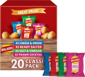 Walkers Classic Variety Multipack Crisps Box 20x25g (£3.15/£2.97 S&S)