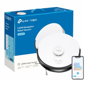 Tapo RV30C Robot Vacuum with 4200Pa Suction, Self-Charging, Alexa/Google
