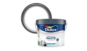 Dulux Walls & Ceilings Matt Paint Pure Brilliant White - 10L