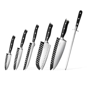 Nuovva 6-Piece High-Carbon Stainless Kitchen Knife Set