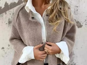 Cecila Loose Cashmere Jacket