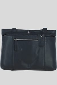 'Newport' Real Leather Multi-Pocket Shoulder Bag