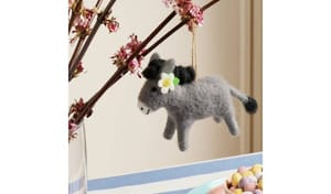 Argos Home Handcrafted Felt Donkey Ornament