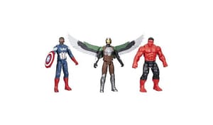 Marvel Captain America Pack of 3 Titan Hero Playsets