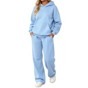 Women's UK Oversized 2-Piece Tracksuit: Hoodie & Sweatpants