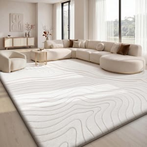 Treeboy Rugs Living Room Cream White Rug 160x230cm