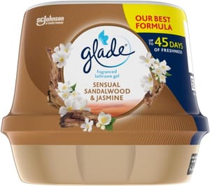 Glade Fragranced Bathroom Gel, Sandalwood & Jasmine, 180g (£1.15 S&S)