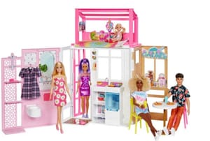 Barbie BARBIE VACATION HOUSE DOLL PLAYSET