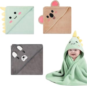 Auroriel 3 Pack Baby Hooded Towels 80x80cm