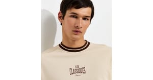 Only & Sons Cream Cotton Rich Classiques Boxy T-Shirt