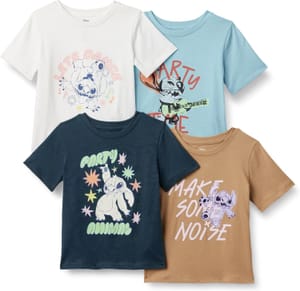 Amazon Essentials 4 Pack Boy's Disney Relaxed Fit T-Shirts (4 Years)