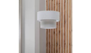 Habitat Natural 2 Tier Easy Fit Lampshade - 35cm