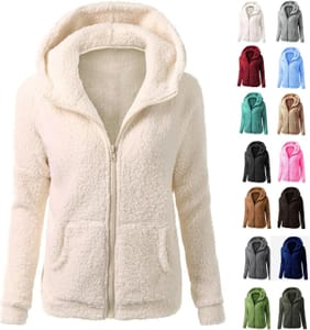 Womens Teddy Fleece Winter Jacket