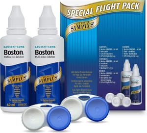 Boston Simplus Travel Contact Lens Solution, for RGP Lenses, 2 X 60 Ml