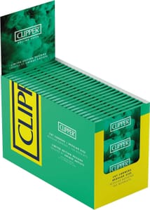 Clipper Short Papers Green/Green- Cut Corners - 100 Booklets per Pack