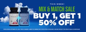 MIX & MATCH SALE BUY 1, GET 1 Get 50% OFF