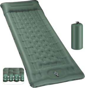 12-15cm Thick Self-Inflating Camping Mattress with Pump and Pillow