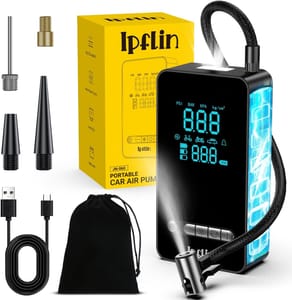 Ipflin Cordless Tyre Inflator Portable Digital Display 150 PSI