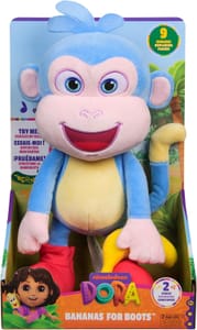 Nickelodeon Dora Bananas for Boots Stuffed Monkey, 33 Cm, Blue