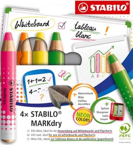STABILO MARKdry - Whiteboard and Flipchart Marker Pencil