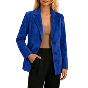 UK Women's Faux Suede Jacket