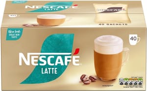 Nescaf Latte Instant Coffee Sachets 40 X 18 G - £6.47 S&S Voucher
