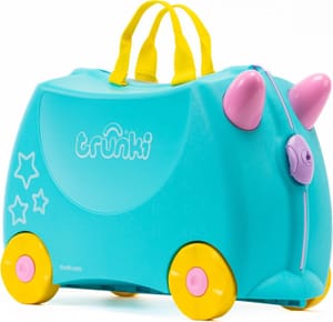 Trunki Ride-on Kids' Suitcase Una Unicorn Teal