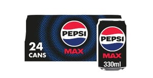 Online Exclusive! Pepsi Max No Sugar Cola Cans 24 X 330ml - Only £6.25