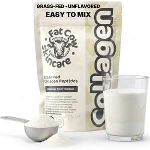 Fat Cow Skincare Grass-Fed Collagen Peptides Powder, 300g - £14.49 S&S Voucher