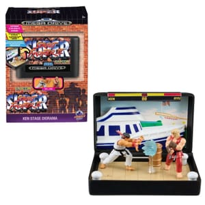 Console Heroes Sega Mega Drive SFII Ken Stage Diorama
