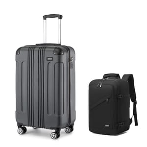 Kono Cabin Hard Shell Suitcase Set 553520cm Ryanair Backpack